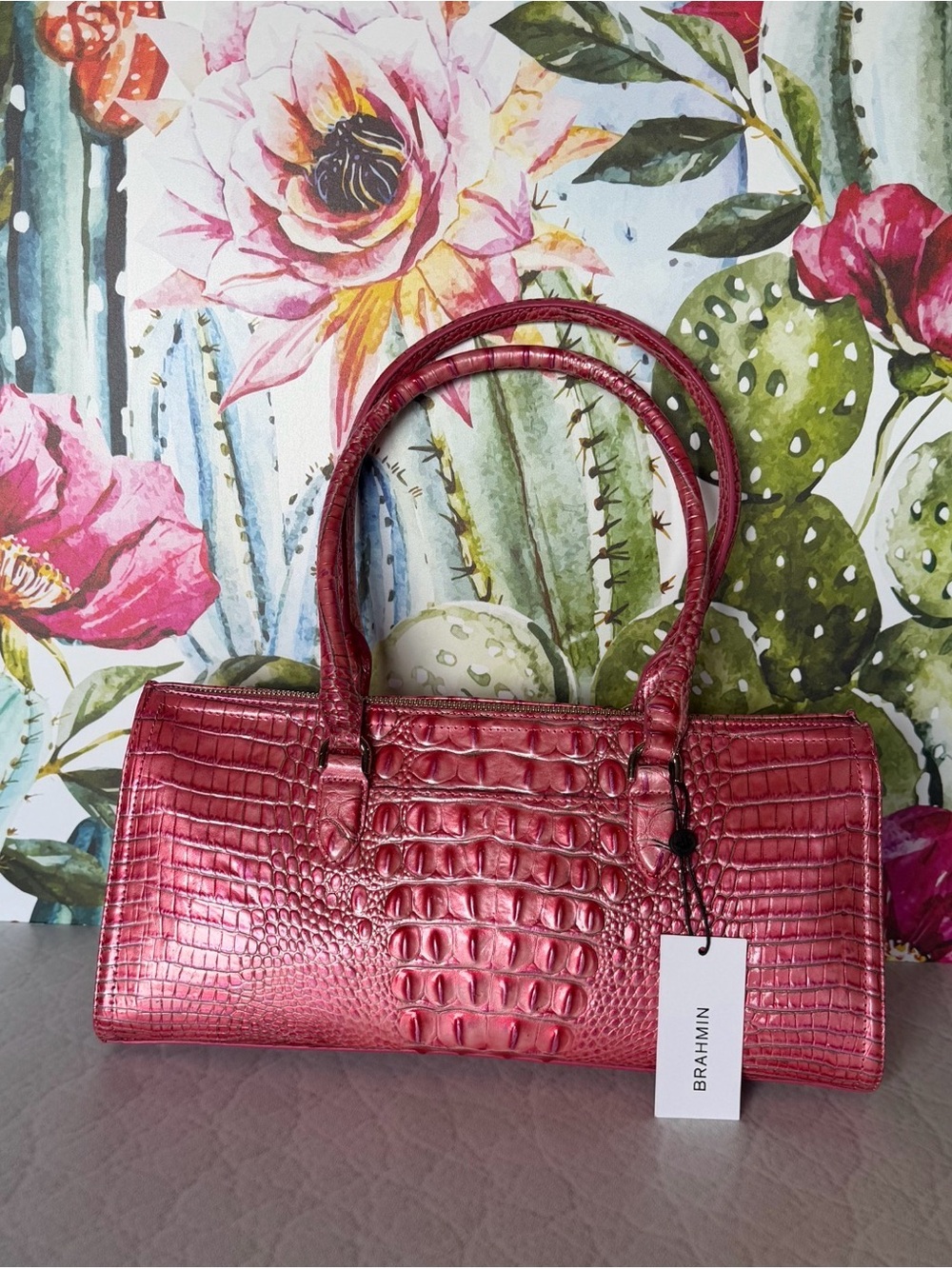 Brahmin Sophia French Rose Shoulder Bag NWT - Picture 2 of 11